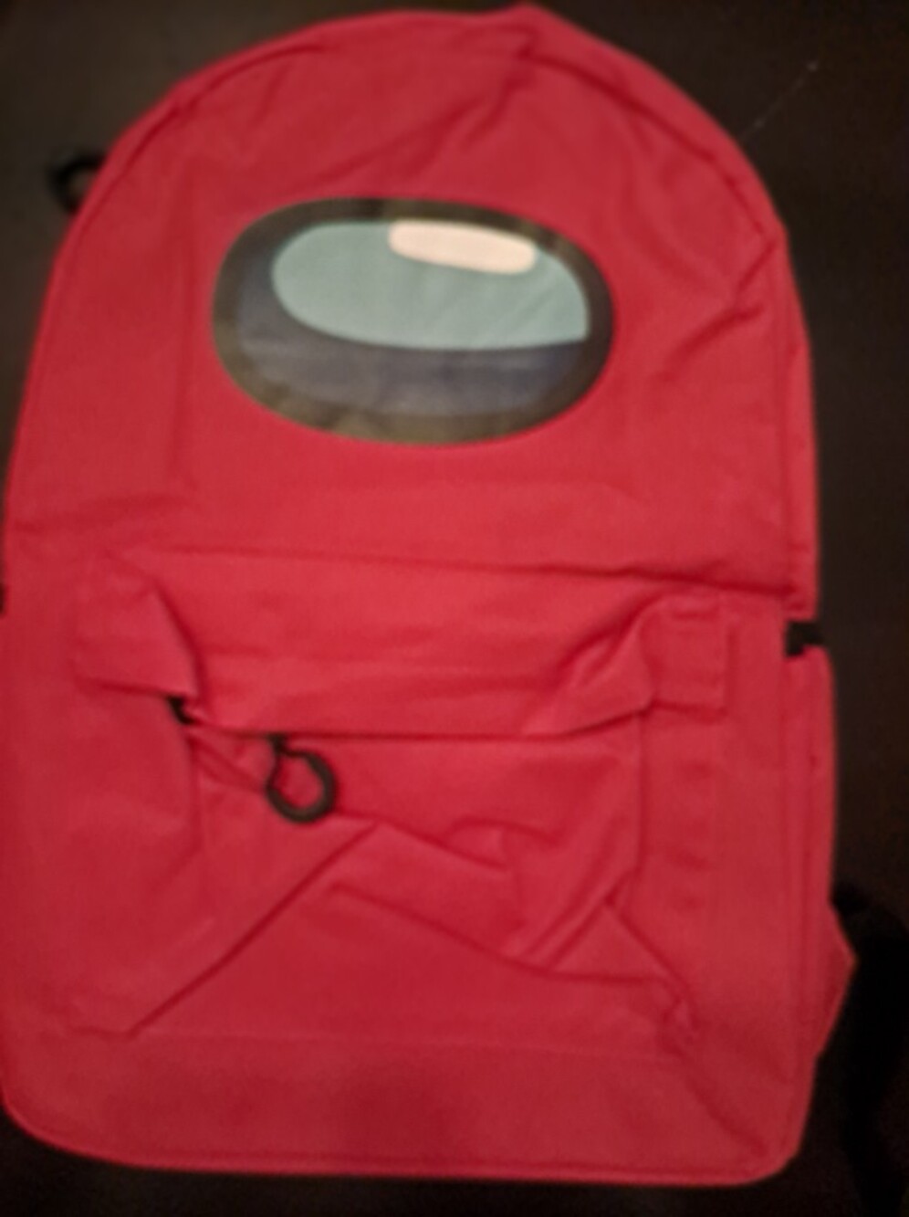 Kids Red Character Front-Pocket Backpack